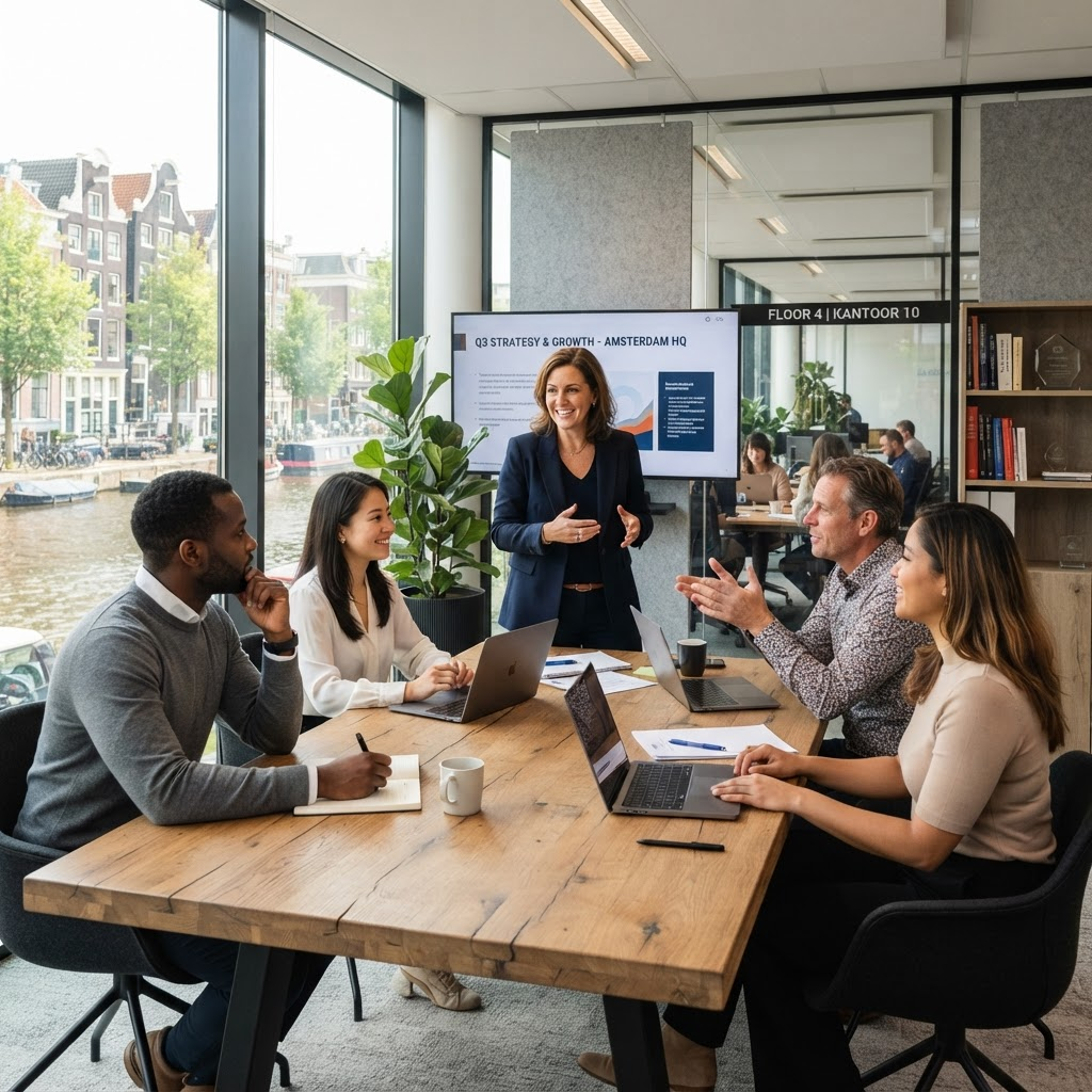 The Belor B.V. team collaborating in a modern office